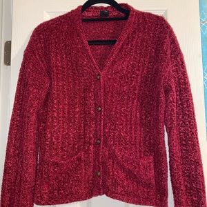 Girls Maroon Cardigan
